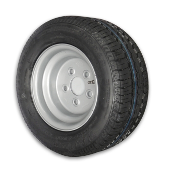 Car trailer complete wheel 195/55 R10 C - 98/96P M+S  on rim 6.00 x 10